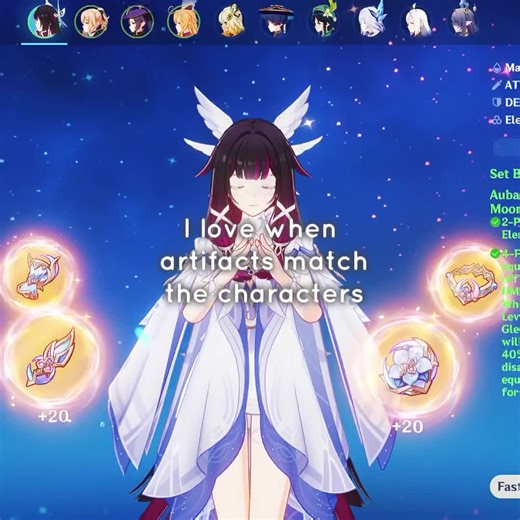 Genshin Impact Character Best Sets