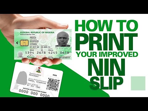 How To Print Your Improveed NIN Slip | COMPLETE GUIDE Tutorial