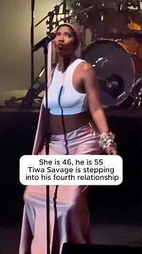 She is 46, he is 55Tiwa Savage is steppinginto his fourth relationship