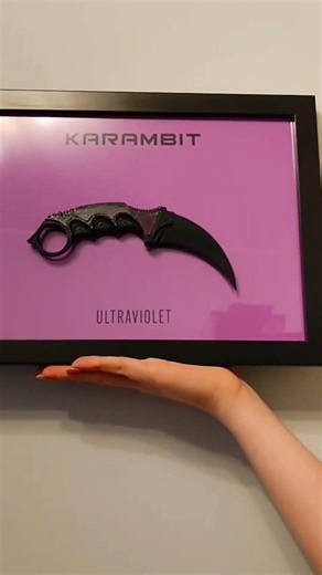 Karambit ultraviolet w ramce - za jedyne 99 zł 😈🔪 #karambitknife #cs2