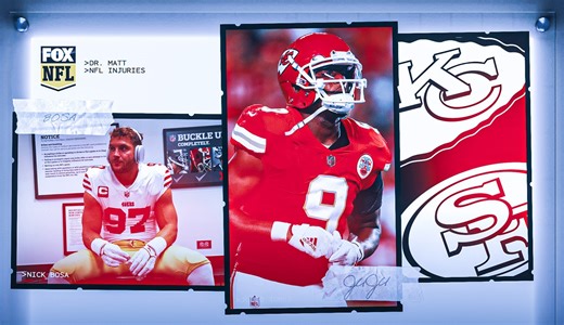 NFL's 5 healthiest, most injured teams; previewing Chiefs-49ers