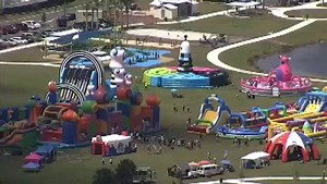 VIDEO: You still have time to try out the biggest bounce house in the world. It's in Tampa today. Get the details: http://specne.ws/3bdi4y | Spectrum Bay News 9