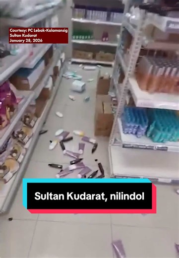 Lindol sa Tindahan sa Sultan Kudarat