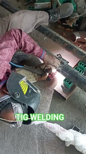 TIG WELDING 🛠️✨A clean, precise, and elegant welding process…like drawing with light!#shots #viral