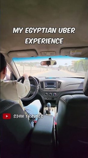 My Egyptian Uber Experience in Cairo | An Interesting Taxi Ride in Giza 🇪🇬