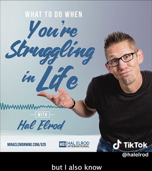 Friends, today’s podcast is about What Do Do When You’re Struggling in Life. Here’s’ my promise: No matter how difficult life may seem, there’s always a way to get through it. Go to my profile to listen to this week’s show With love & gratitude, - Hal 🙏🏼❤️ #halelrod #miraclemorning #Foryou #viral #FUPage #fu