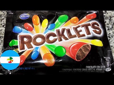 Rocklets Chocolate con Leche Confitado - Confites de Chocolate Arcor