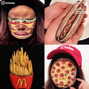 58K views · 85 reactions | This food makeup looks real enough to eat!  | Love Beauty | Facebook
