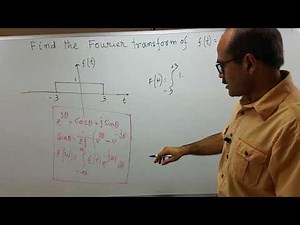 Fourier transform of a rectangular/square pulse