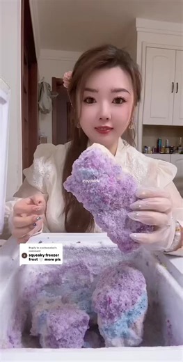 Exploring Colorful Ice ASMR Chunks