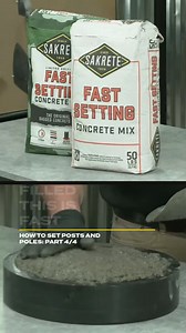 Consolidating concrete | #Sakrete Pro Tips In this demo, we already mixed and poured Fast-Setting Concrete into the mold. Now, we need to consolidate the material to get rid of voids (air bubbles) that can weaken the concrete. For a small project, simply hit the forms with a rubber mallet. For a larger pour, consider using a concrete vibrator. Got any tips for consolidating concrete? Let us know in the comments 👀 #ConcreteConsolidation #ProTips | Sakrete