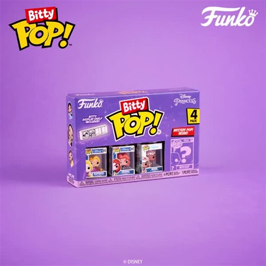 By royal decree, we announce a Pop! with powerful princess energy—in a form that’s enchantingly tiny. Introducing Bitty Pop! Disney Princess! Transform small spaces or take your favorites on the go. Click to be notified on Funko.com or shop at Hot Topic today! https://bit.ly/3obZYdw and https://bit.ly/3BBPSFN #Funko #BittyPop #Disney | Funko