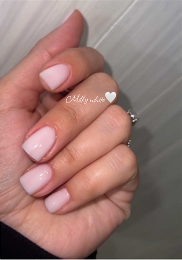 Milky White Nail Art Tutorial: Nail Inspiration