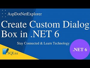 How to Create Custom Dialog Box in .NET 6 Windows Forms Application C#