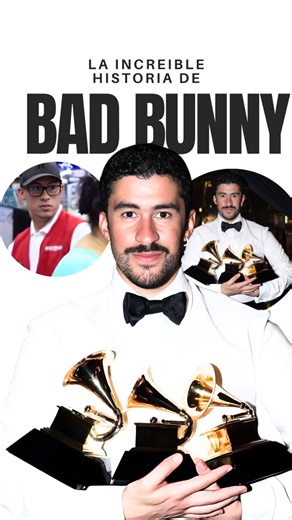 Bad Bunny hizo historia en los Grammys al ganar Mejor Álbum del Año con DeBÍ Tirar Más Fotos, convirtiéndose en el primer artista latino y de habla hispana en lograrlo. Un álbum completamente en español, con reggaetón, sonidos caribeños y esencia puertorriqueña, que rompió las reglas del mainstream. Canciones que se volvieron himnos globales, impacto cultural masivo y un mensaje claro: no hay que cambiar el idioma para cambiar la historia de la música. | Papuchotv