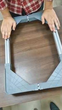 Washing machine stand, How to install