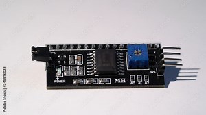 i2c wire connection module for 16x2 character arduino display. Electronics diy