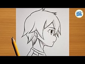How to Draw Anime Boy Side View | Easy Step by Step Drawing Tutorial