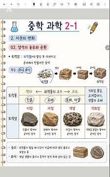 [Middle School 2nd Year Science] 1st Semester_Unit 2_Learning About Sedimentary Rocks (Here are s...