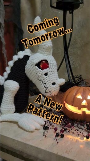 Skeleton Dragon Pattern, Free for Treasure Hunters!