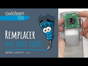 Tutoriel du changement de la carte électronique vidéo du visiophone #Extel compact 720315
