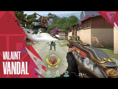 VALIANT VANDAL SKIN GAMEPLAY - VALORANT VALIANT SKIN COLLECTION
