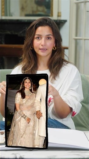 Alia Bhatt on Her Wedding Sari