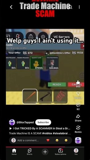 Im not using it they got scripts for it already😭😭😭 #stealabrainrot #roblox ‪@Sab_Trader73‬