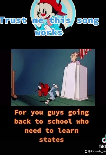all 50 states and their capitals song🎼🔥🔥#50statessong #fyp #animaniacs #saturdaymorningcartoons #kidswbsaturdaymorninglineup #cartoons #throwback