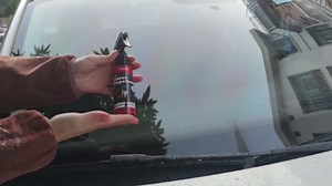 Windshield Water Repellent Car Glass Rain Repellent Hydrophobic Coating Exterior Glass Treatment Prevents Water Spots Safe on Tinted Windows, Mirrors, Shower Glass & Helmets 100ml/3.4fl oz