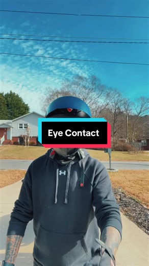 Make eye contact with me! #eyecontact #biker #baad_donkey | eye contacts