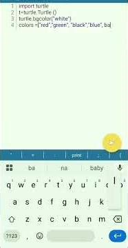 🌈 Hypnotic Python Turtle Pattern | Colorful Spiral Design 🐢✨ #python #coding #viral #viralvideo #py