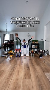 5.5M views · 197K reactions | I was inspired to Transform all 7 of my Transformers at once by @medyrenaldy From left to right we have: Soundwave, Flagship Bumblebee, Rare Flagship Optimus Prime, Super Rare Flagship Optimus Prime Trailer, Flagship Grimlock, 40th Anniversary Flagship Megatron, and the prototype T9 on the end. #tranformers #robots | polskihussar | Facebook