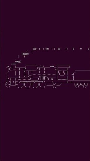 Linux command: sl (steam locomotive). #linux #shell #opensource #linuxcommandlinetutorial