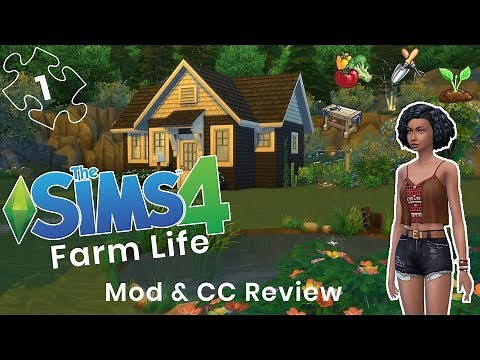 FARMING MOD REVIEWS 🥦🥕 | The Sims 4 Farm Life | CC Harvestables & Homesteader Aspiration!!
