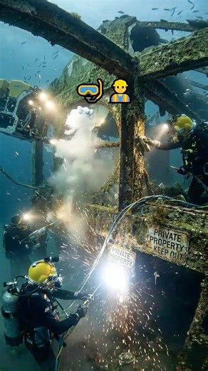 Abandoned Underwater House Renovation🌊 #shorts