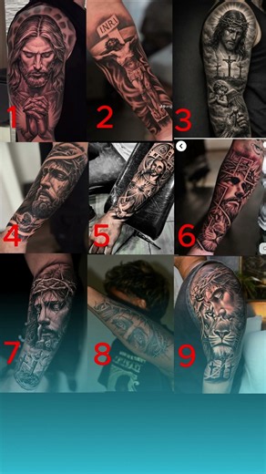 jesus christ hand tattoo #tattoo