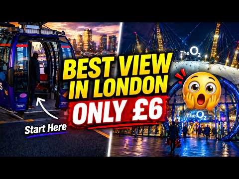 I Spent £6 to Arrive at the O2 Arena by Cable Car (Best Decision Ever)!