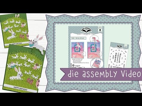 Karen Burniston Die 1306 Whirly Wheel Assembly