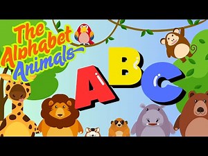 The Alphabet Animals | A to Z Animal Names & Letters for Kids