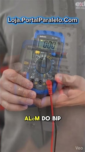 #Multímetro Digital Exbom MD-180L Azul Original Iluminado com Beep Sonoro e Medição Precisa