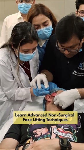 Thread Lift Hands on Training Live Patient | Cosmetology Courses #ytshorts #beauty #viralvideo