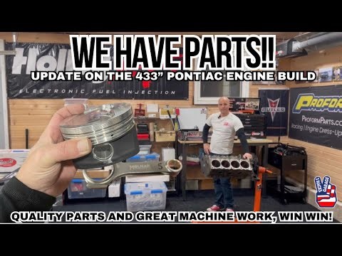 We Have Parts! Update on the 433” Pontiac Engine Build #engine