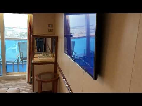 Emerald Princess R734 Aft Balcony Tour