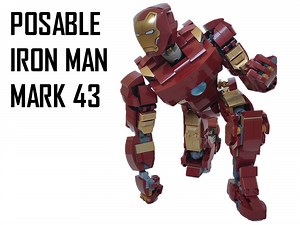 Posable Iron Man Mark 43
