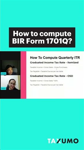 How To Compute BIR Form 1701Q?