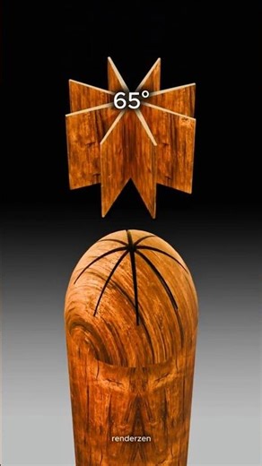 🔥 Perfect Fit 🔥 Wooden Physics Simulation in Blender 3D — Smooth Flow & Super Satisfying!