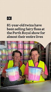 81-year-old twin sisters Jill and Joy have been selling fairy floss at the Perth Royal Show for almost their entire lives. This time last year, we met the sisters who have been travelling around the country, living as 'showies' for more than seven decades. ABC Radio Perth will broadcast live from the Perth Royal Show, Monday 29 September - Friday 03 October. We can't wait to catch up with the sisters again! | ABC Perth