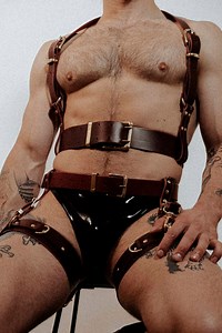 Mens Harness | Men's Leather Harness | Men's Fetishwear | Men's Bondage - Etsy