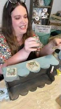 Vintage Box Makeover 🤎🖌️ – DIY Stencil & Transfer Craft Tutorial